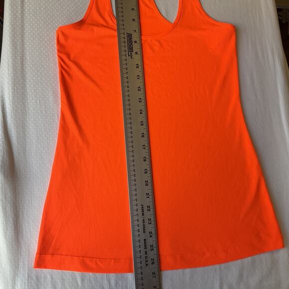 Xersion Women Tank Top M Orange Activewear Scoop Neck Pullover - Picture 5 of 6